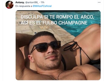 Memes del partido entre Millonarios y América (Liga BetPlay 2022-1, fecha 14). Captura de pantalla