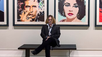 Johnny Depp inaugura una muestra