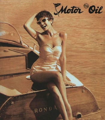 Daniela Cardone como modelo gráfica