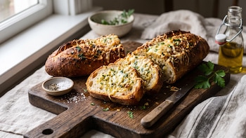 Receta de pan de ajo, rápida y fácil