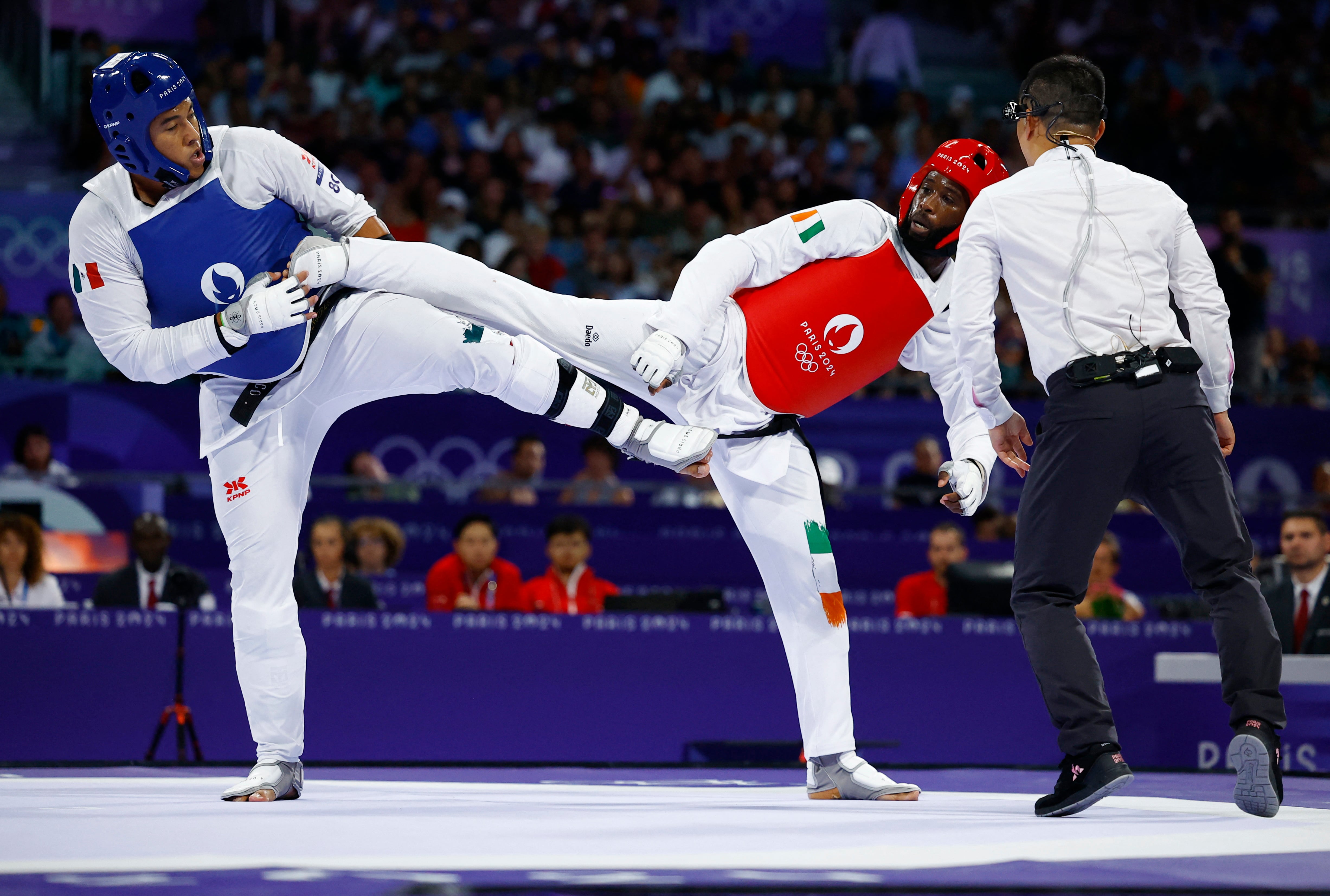Carlos Sansores en los Juegos Olímpicos de París 2024. (REUTERS/Albert Gea)