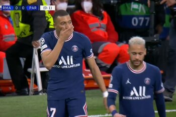 Kylian Mbappé anotó gol con