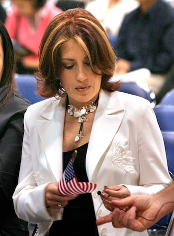 En la imagen la periodista