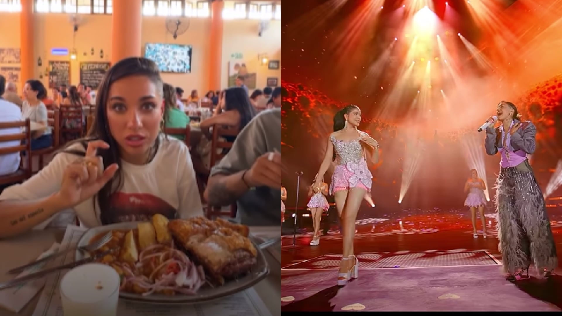 María Becerra ha declarado su amor por nuestra comida y música peruana.