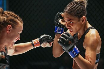 La ganadora del Oscar entrenó