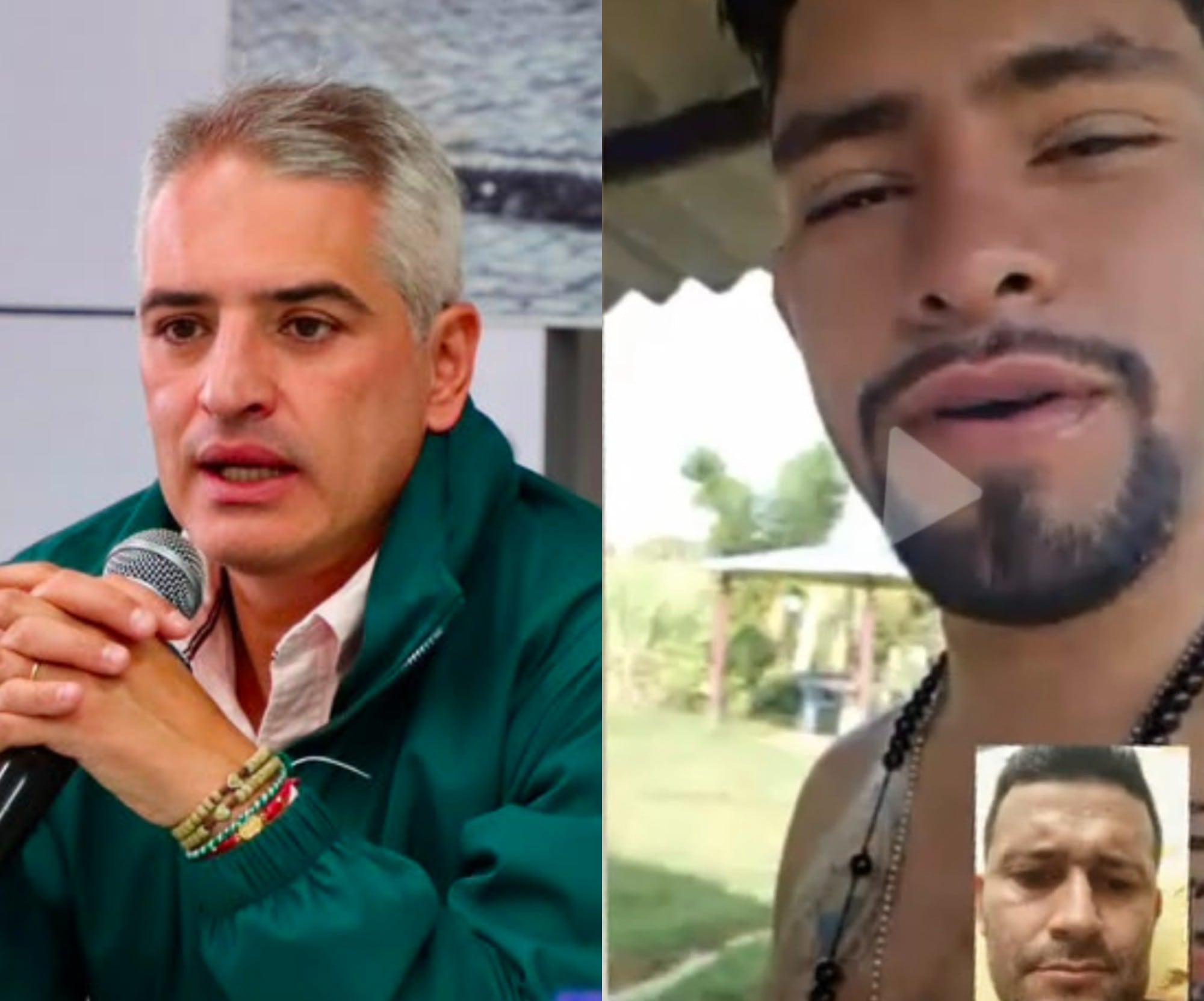 Gobernador de Antioquia hizo públicas las comunicaciones, desde la cárcel, entre ‘Primo Gay’ y ‘Firu’ de las disidencias de las Farc - crédito Gobernación de Antioquia