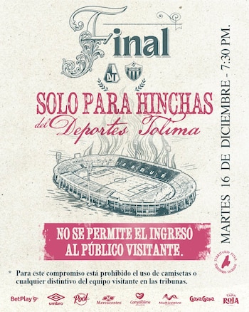 Afiche de la prohibición de