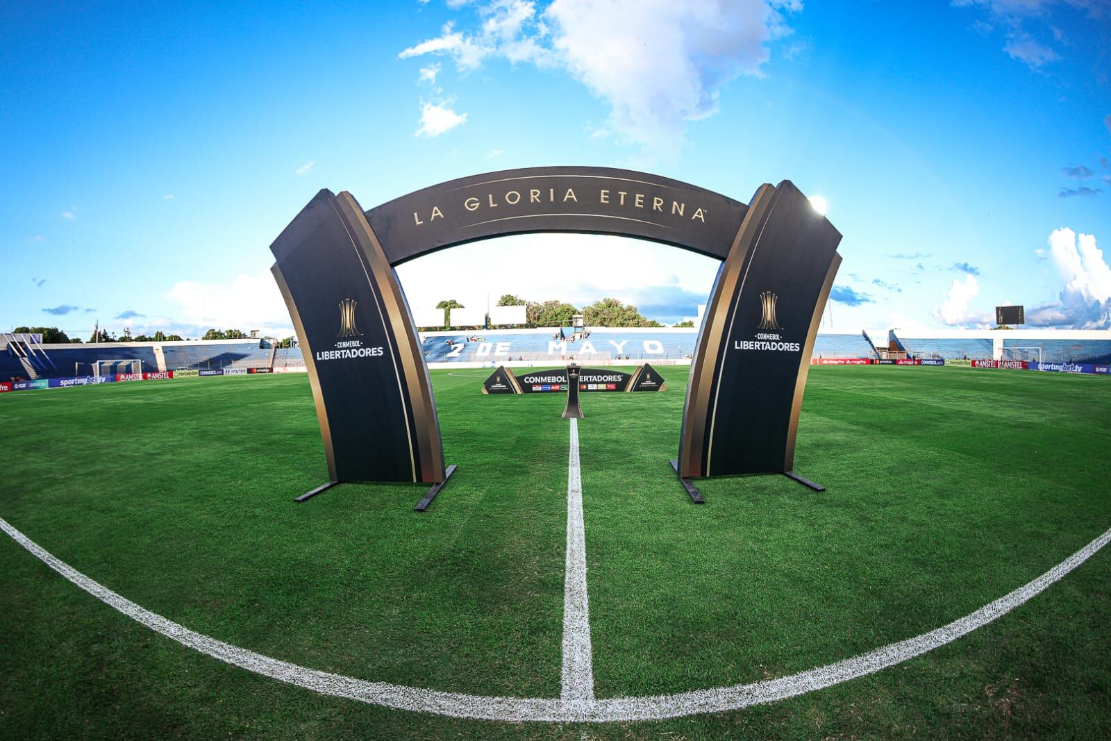 Estadio Río Parapití, donde 2 de Mayo hace de local en Paraguay - Crédito: X.