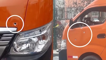 Una combi de la empresa