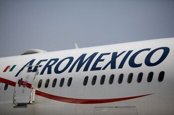 Imagen de archivo. El fuselaje de un Boeing 737 MAX 9 de Aeroméxico en el aeropuerto internacional Benito Juárez, en Ciudad de México, México. 14 de julio de 2021. REUTERS/Luis Cortés