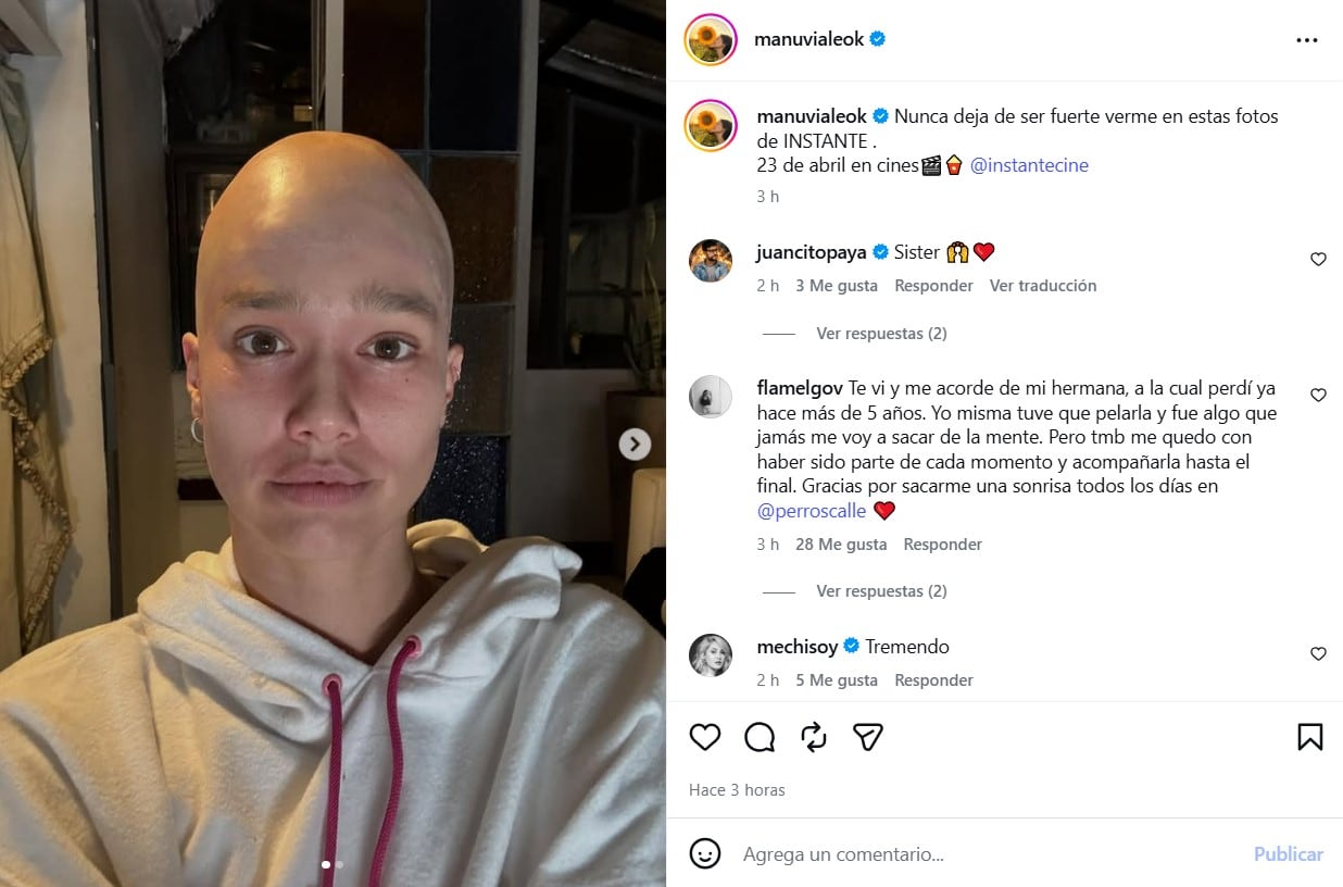 Manuela Viale sorprende con un cambio de look impactante para la película argentina