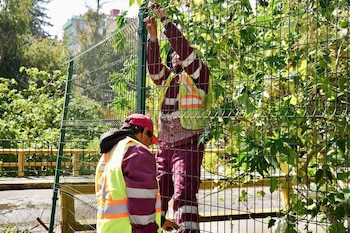 Los trabajadores, en su mayoría