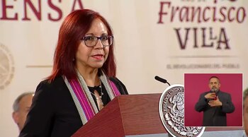 La titular de la SEP,.