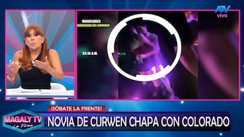 Magaly Medina no le cree a Curwen tras ampay de Carla Campos: “Negar lo evidente”. Captura: Magaly TV La Firme.