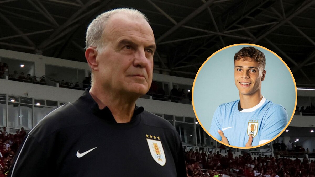 Marcelo Bielsa convocó a futbolista que debutó la semana pasada en primera división para Uruguay vs Perú por Eliminatorias 2026