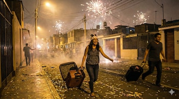 Correr con una maleta vacía