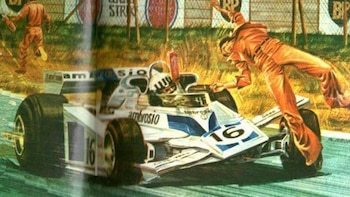 Ilustración del trágico accidente de