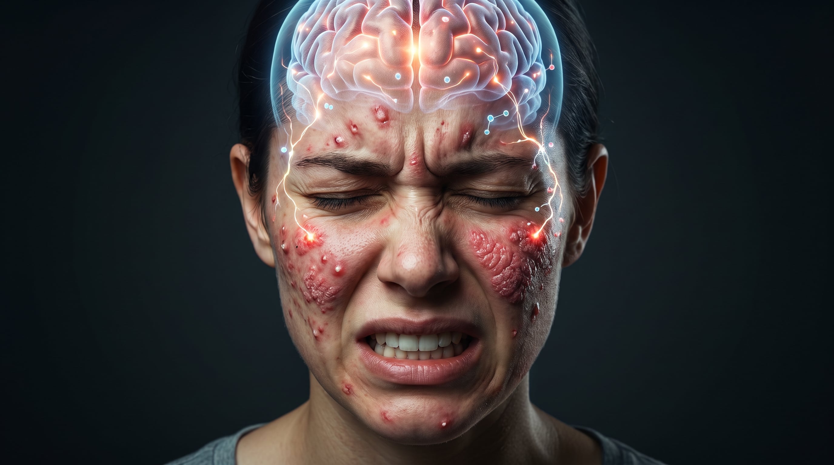 National Geographic citó estudios que estiman que el 30% de las personas con enfermedades crónicas de la piel también presentan ansiedad o depresión (Imagen Ilustrativa Infobae)