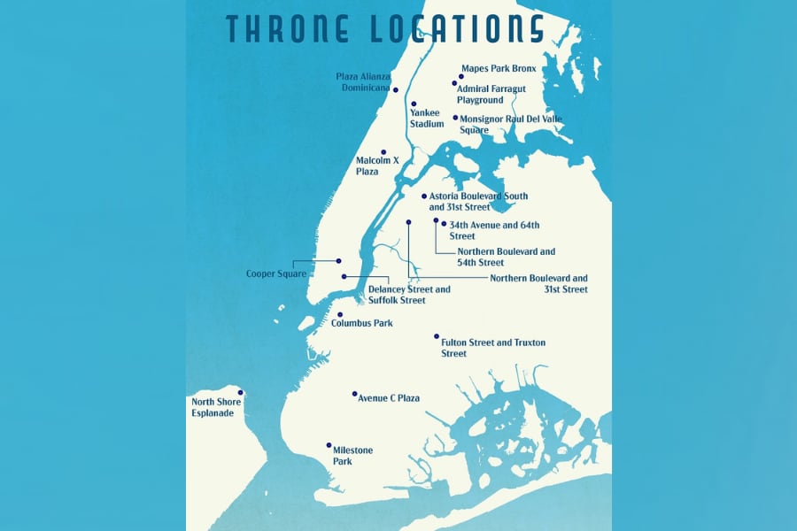 Las 17 unidades de baños públicos se distribuirán en el Bronx, Brooklyn, Queens, Manhattan y Staten Island (Instagram: @nycmayor).