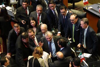 Cámara Alta discutiendo temas relacionados