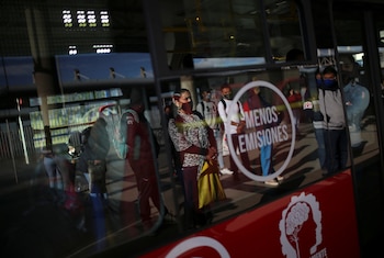 People wearing protective masks due