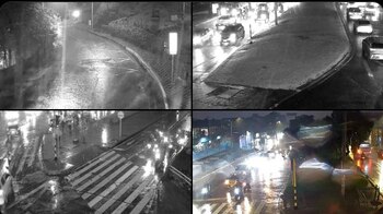 Se reportan lluvias en distintos sectores de Bogotá en las últimas horas de la tarde - crédito @BogotaTransito/X