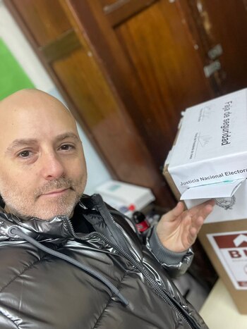 José María Muscari votó en