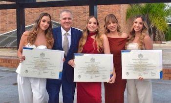 Solo una de las trillizas sobrevivió y otra es buscada por el equipo de rescate - crédito camilam360/Instagram