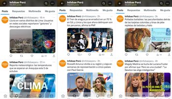 X eliminó los titulares en