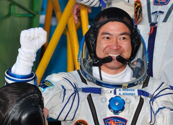 El astronauta japonés Akihiko Hoshide.