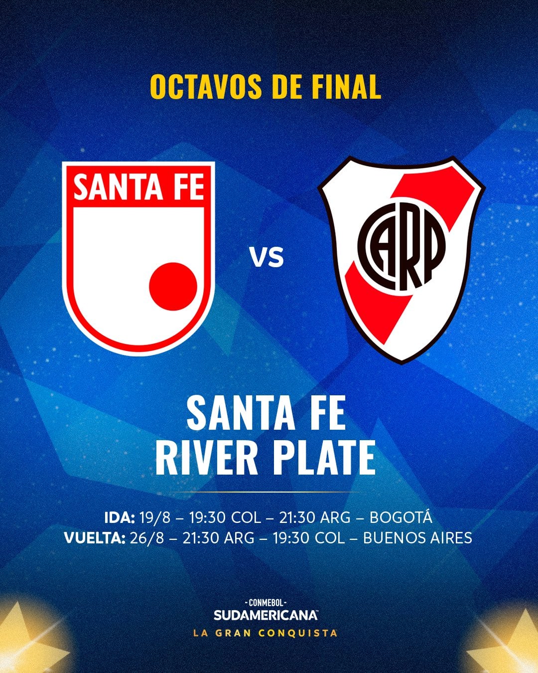 La comunicación de la Conmebol Sudamericana