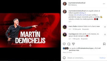 El posteo de Martín Demichelis