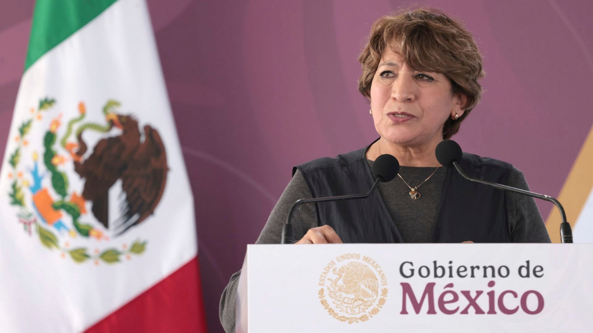 La gobernadora del Estado de México, Delfina Gómez, lamentó lo ocurrido en la explosión.
Crédito: Cuartoscuro/Presidencia