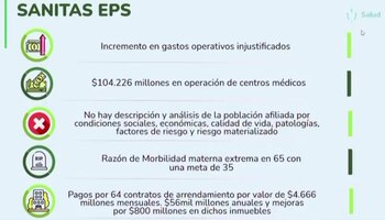 EPS Sanitas estaría pagando el arriendo de las IPS de su red - crédito Supersalud