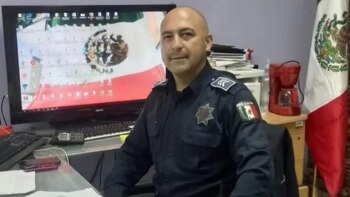 Benjamín Villareal, exsubdirector de la Policía Municipal de Culiacán.
Crédito: X/@MlopezSanMartin