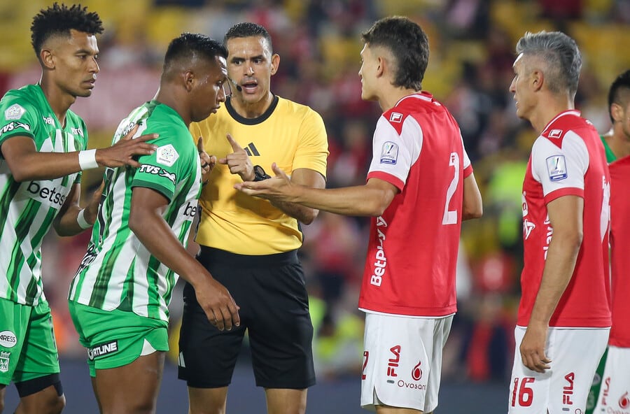 Alfredo Morelos también provocó a la hinchada de Millonarios- crédito Catalina Olaya/Colprensa