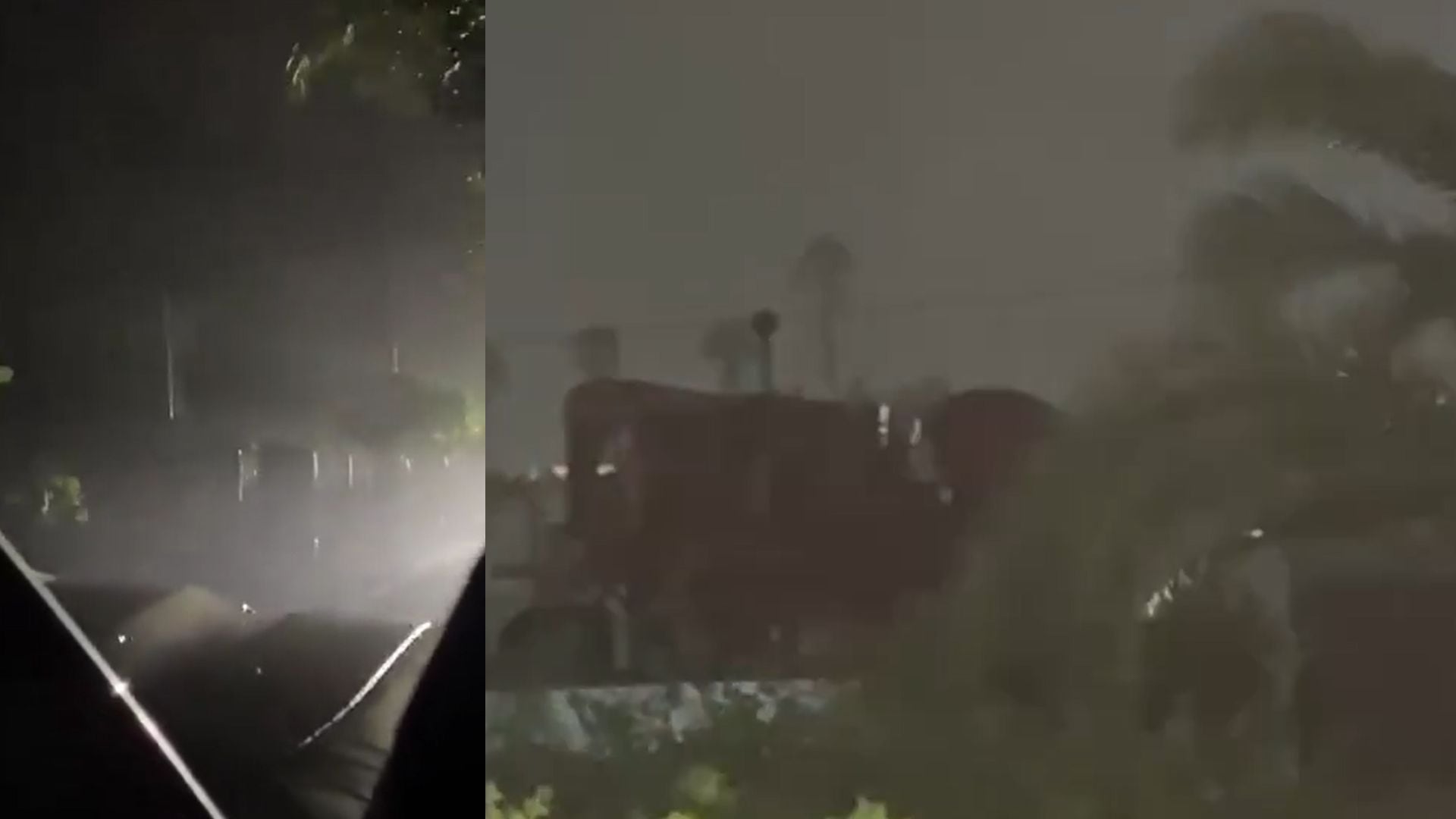 Videos documentan el momento exacto del impacto en Ciudad Constitución, La Purísima y Puerto Adolfo López Mateos. (Captura de pantalla)
