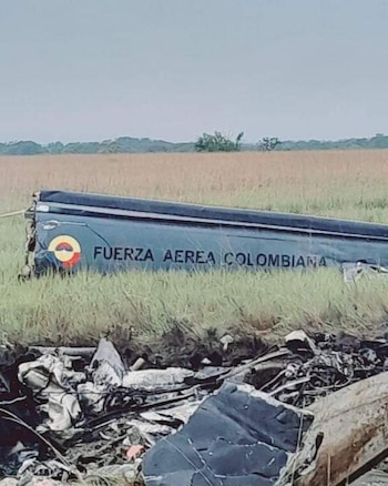 Un helicóptero FAC-4441 se estrelló