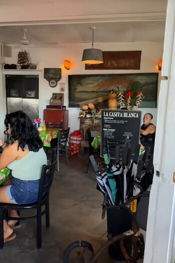 La Casita Blanca, el restaurante