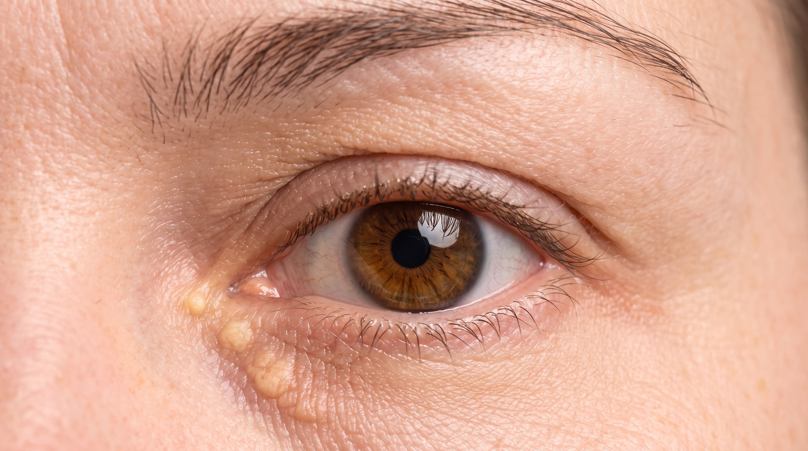 El xantelasma en los párpados se asoció con mayor riesgo de infarto, ictus y accidente cerebrovascular en un estudio con seguimiento de hasta 10 años. (Imagen Ilustrativa Infobae)