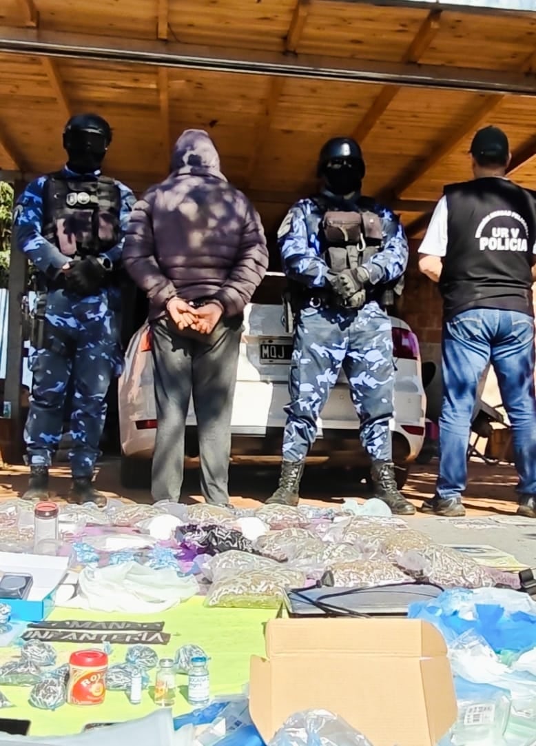El narcotraficante detenido quedó a disposición de la Justicia