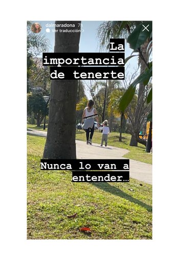 El posteo de Dalma Maradona