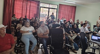 En las jornadas participaron autoridades del INCOPESCA, quienes abordaron los efectos del fenómeno en la pesca y acuicultura. Cortesía: MINAE