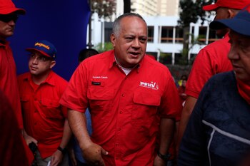 El presidente de la Asamblea Nacional Constituyente (ANC), Diosdado Cabello. EFE/ Miguel Gutiérrez