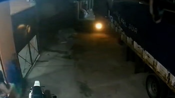 El chofer del camión perteneciente