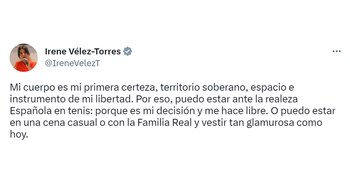 La ministra de Minas, Irene
