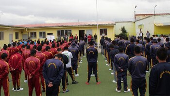 Efectivos policiales controlaron los disturbios.