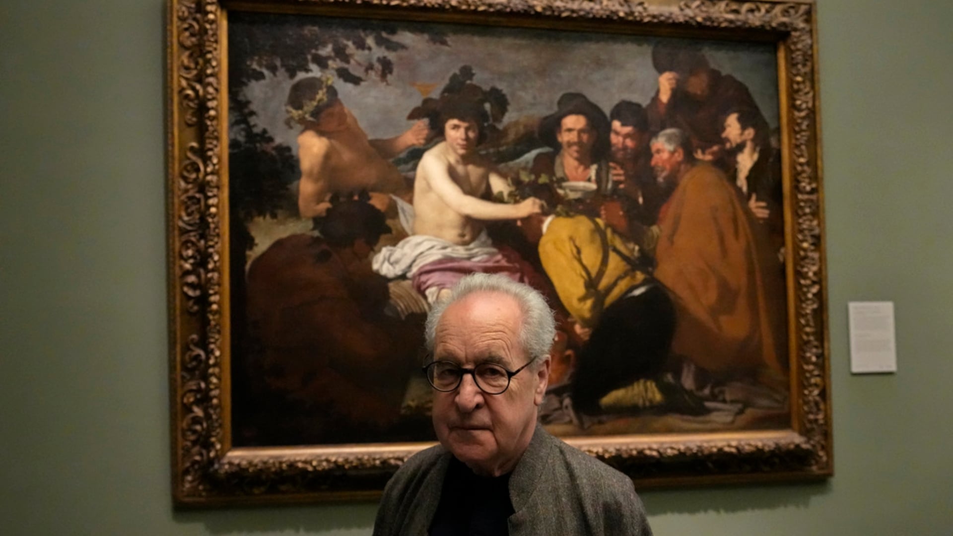 El escritor John Banville en el Museo del Prado. (AP/Paul White)