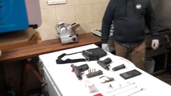 El arma hallada en la