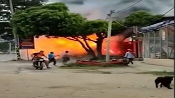 Video | Explosión en fábrica